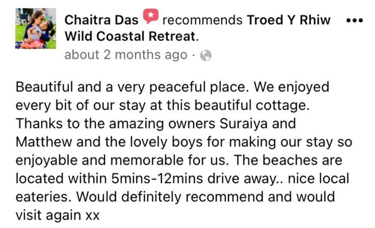 Wild Coastal Retreat At Troed Y Rhiw Aberporth, West Wales Villa Eksteriør bilde